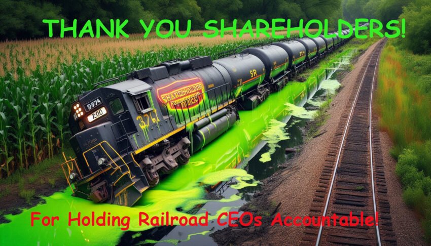 Let's learn to thank shareholders and activist hedge funds for badly run railroads.